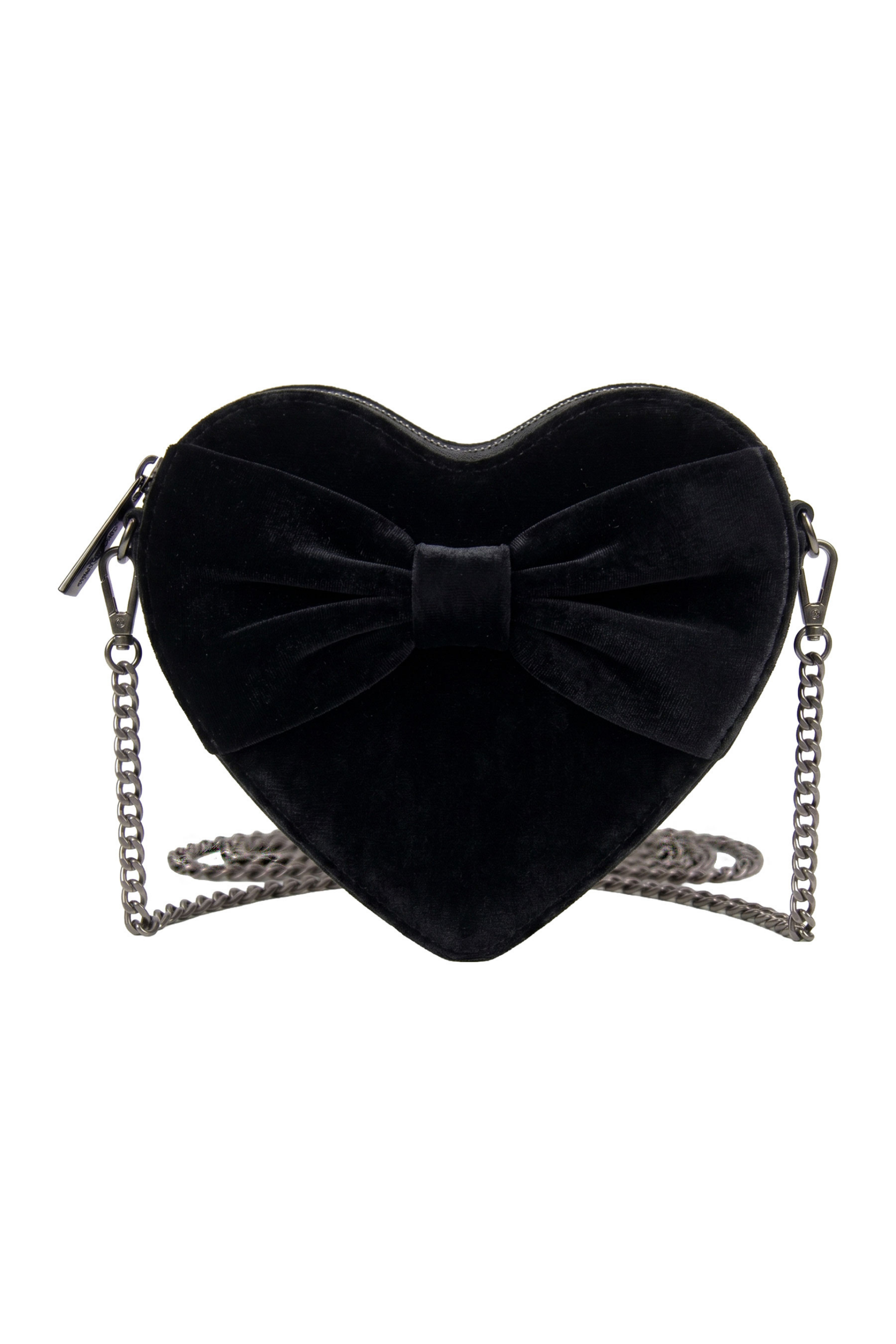 Tasche Samtherz mit Schleife #1